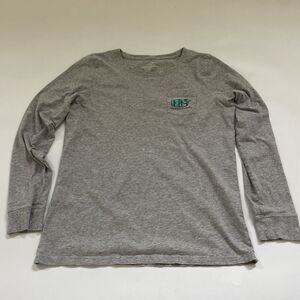 Vineyard‎ Vines Long Sleeve T-shirt Mens Small Football Field Whale Preppy Tee